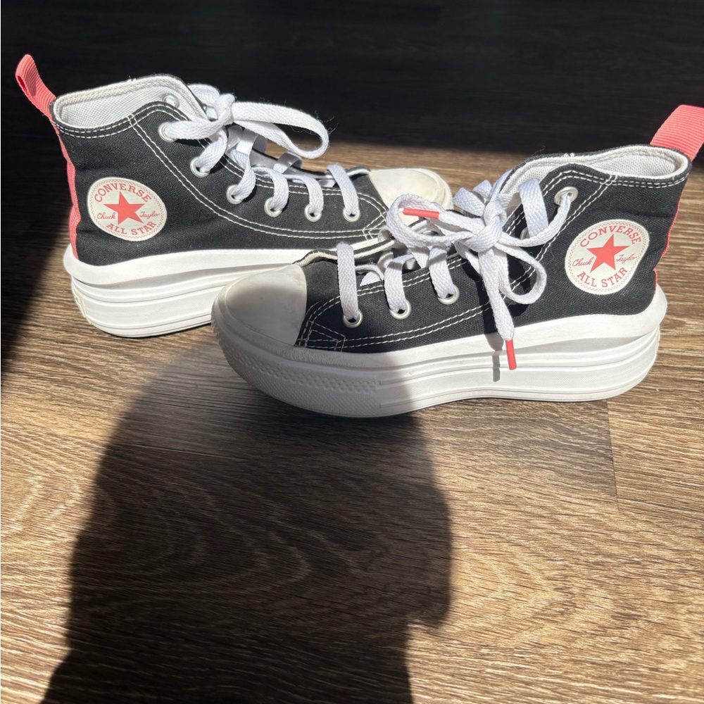 Converse Black and White High-Top Sneakers